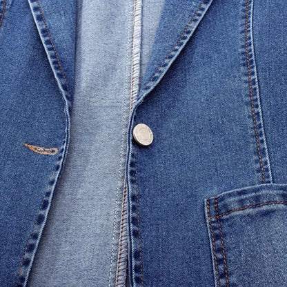 Jeans blazer Dames | Stijlvol & Comfortabel