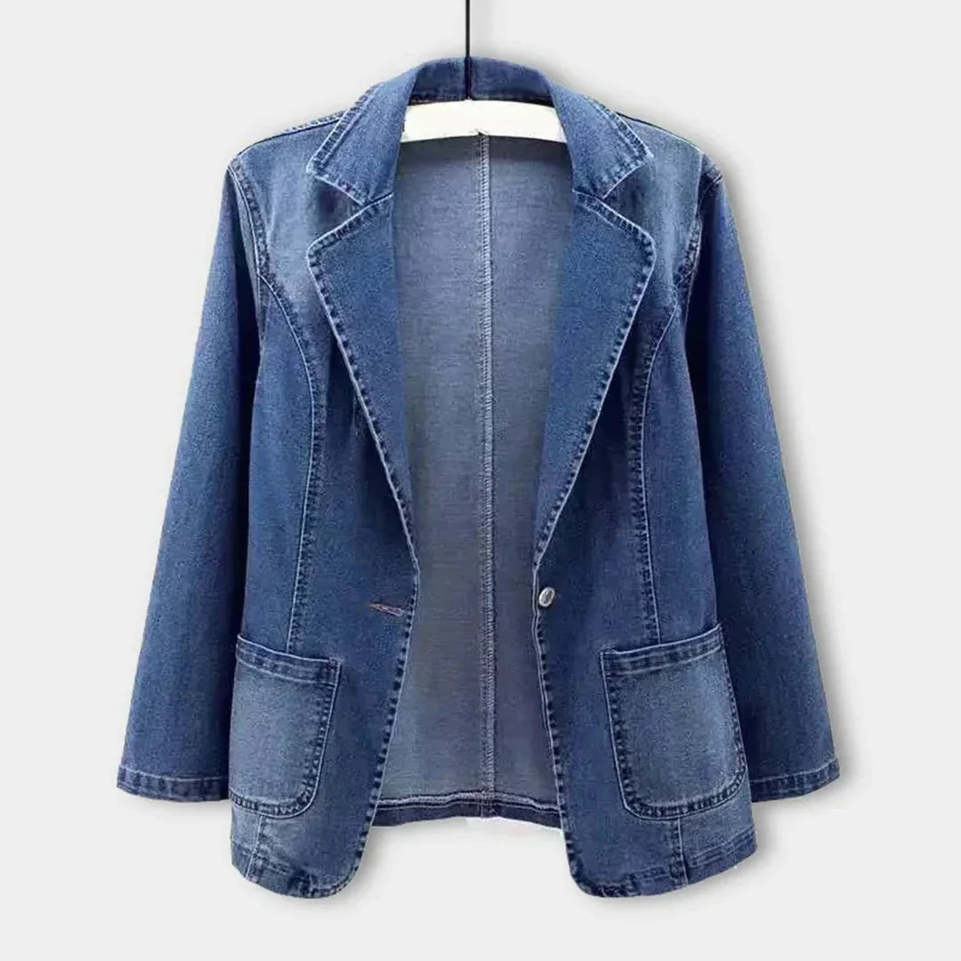 Dames Jeans Blazer Comfortabel en Stijlvol - StudioMarella