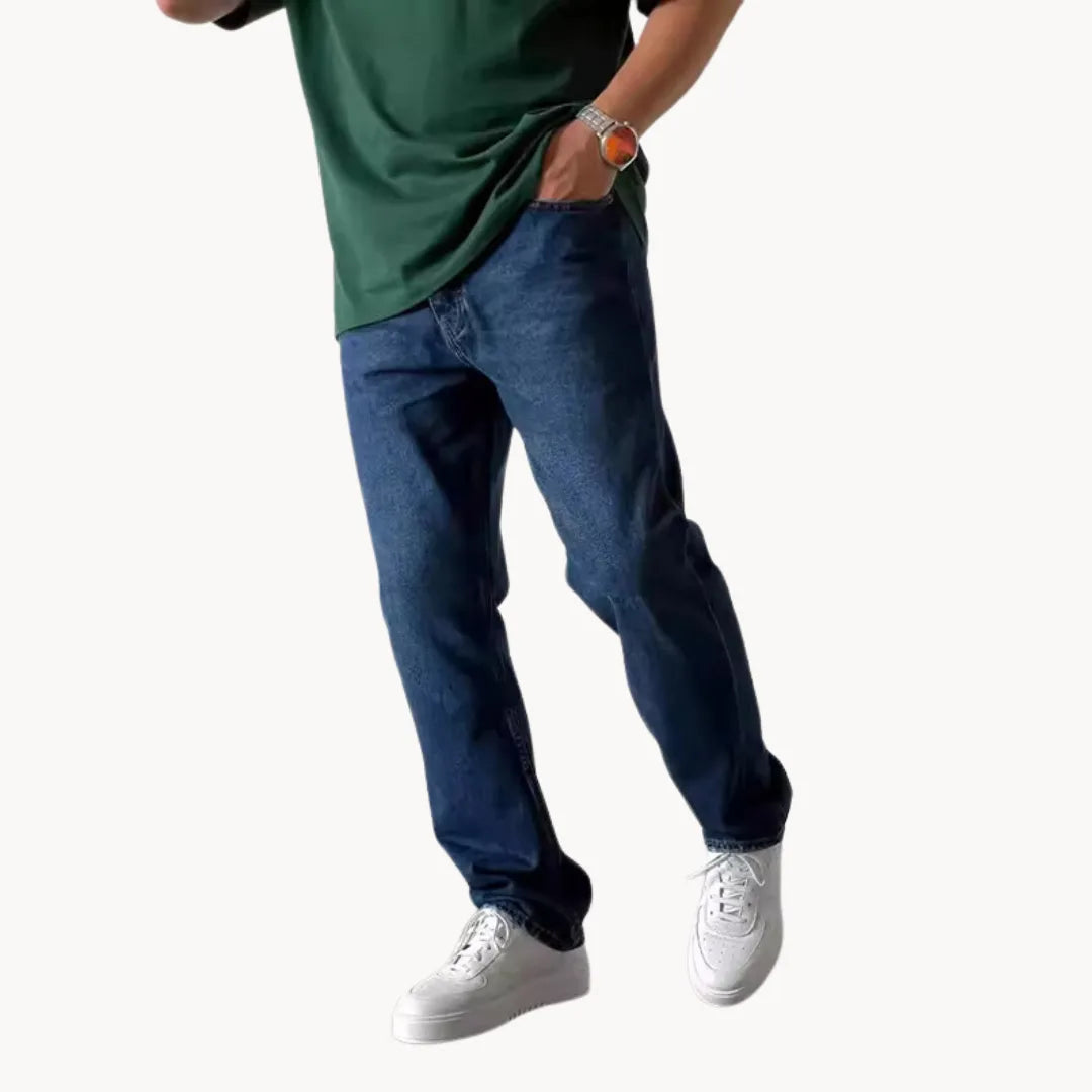 Heren Jeans Lichtblauw Casual Fit - StudioMarella