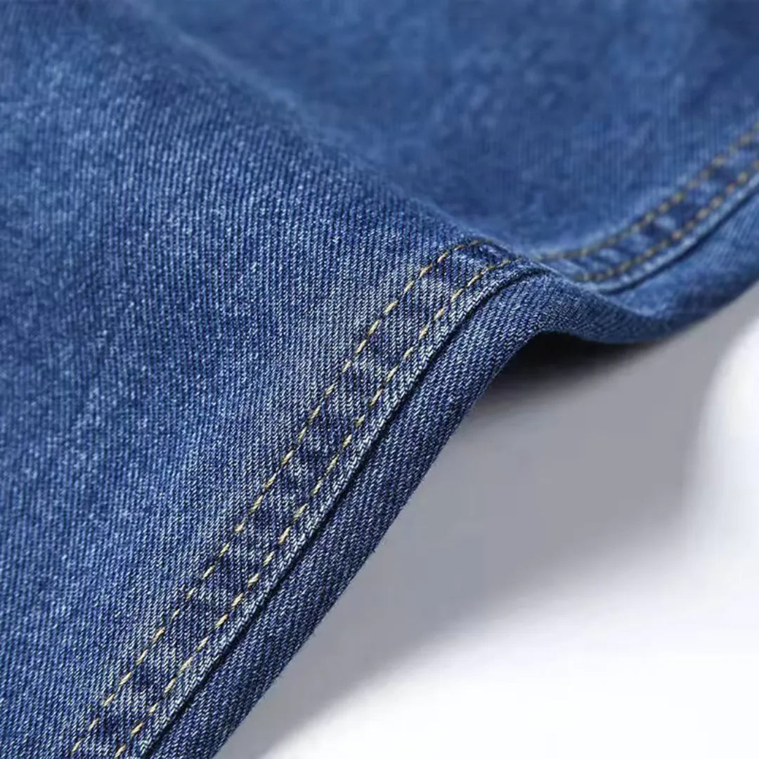 Jeans met lichte wassing en vijf-pocket stijl