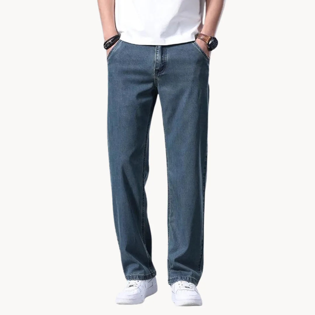 Mannen Jeans Rechte Pijp Regular Fit Casual Stijl - StudioMarella