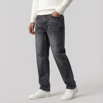 Zwarte Jeans 5-Pockets Klassieke Fit voor Mannen - StudioMarella