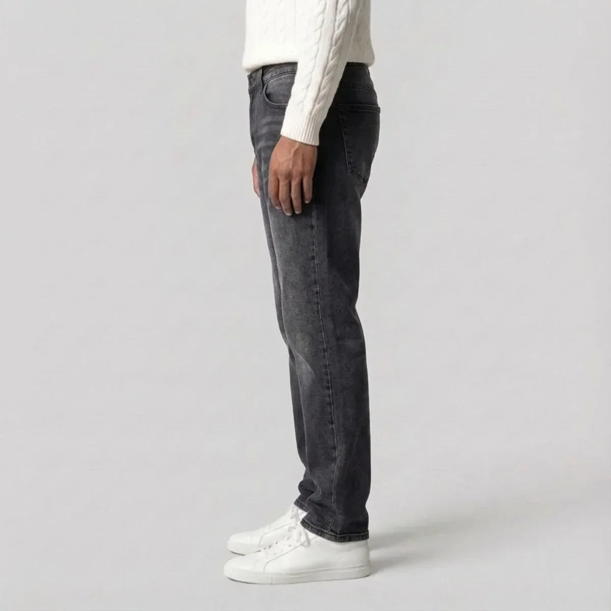 Jeans met regular fit en vijf-pocket stijl