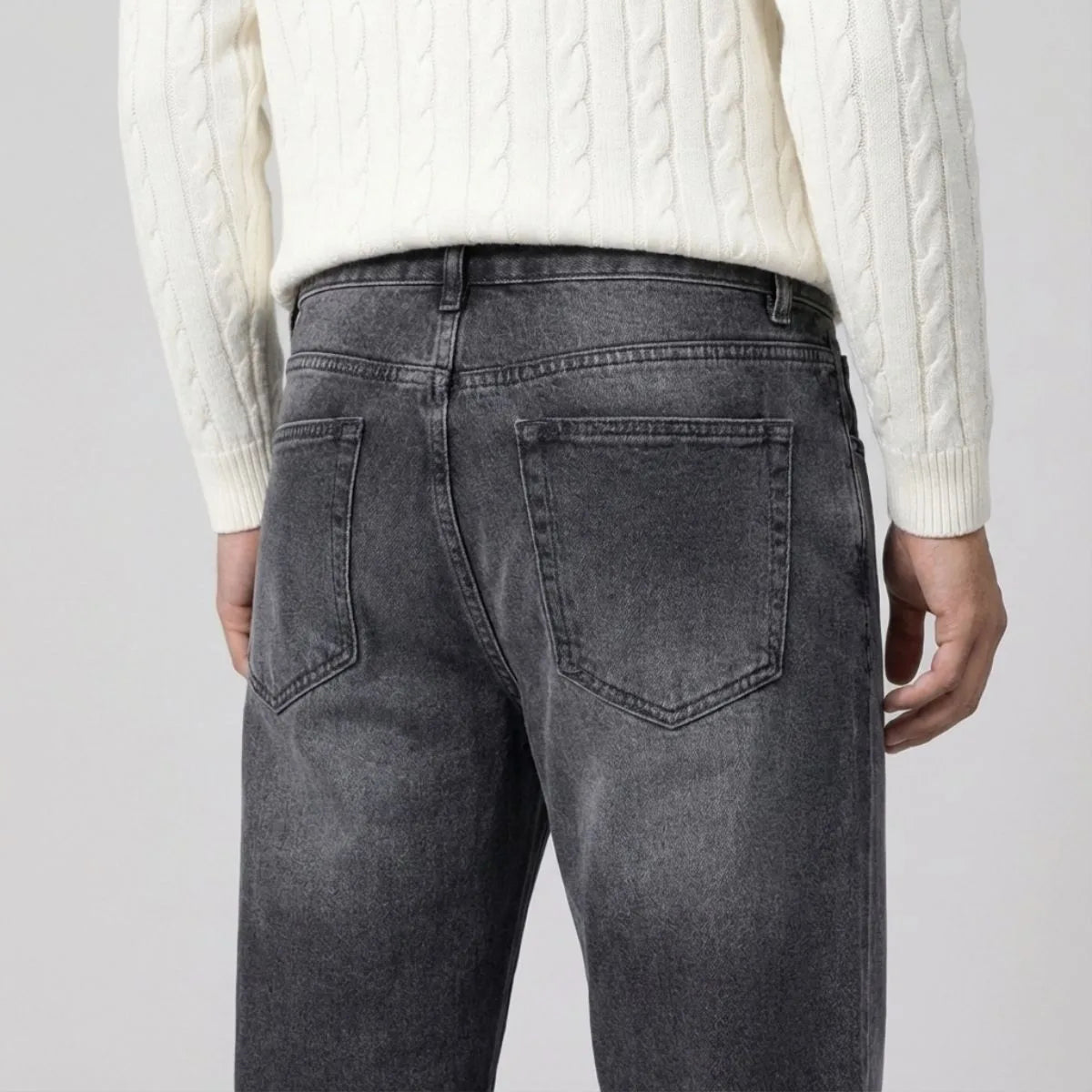 Jeans met regular fit en vijf-pocket stijl