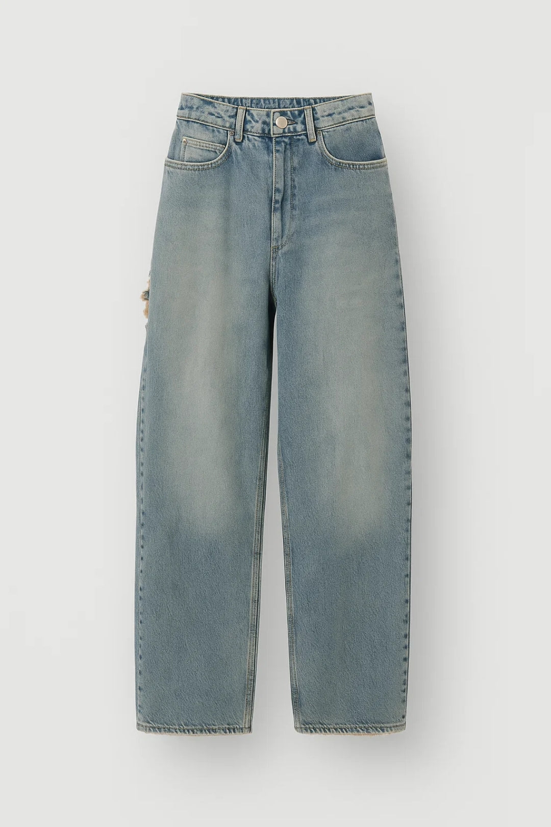 Relaxed Fit Jeans Rechte Pijp Vintage Look - StudioMarella