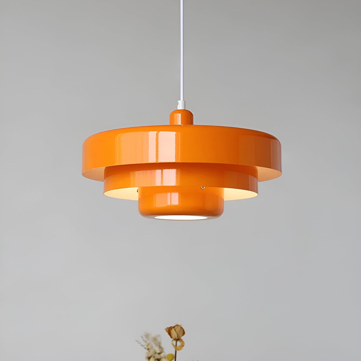 Oranje Hanglamp Vintage Stijl - StudioMarella