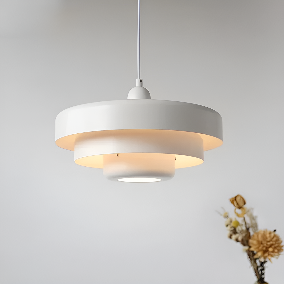 Oranje Hanglamp Vintage Stijl