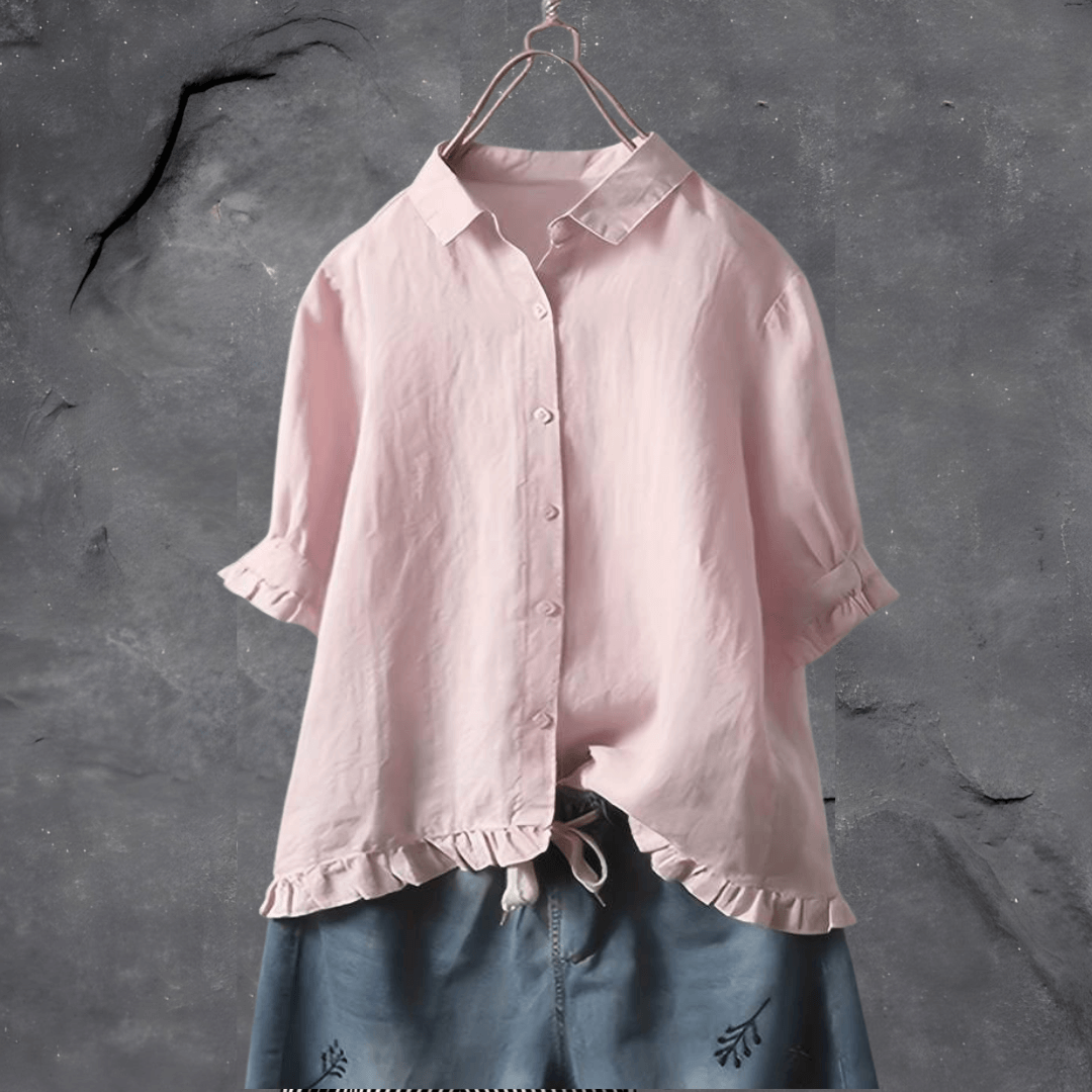 Vrouwelijke Blouse met Elegant Uitstraling