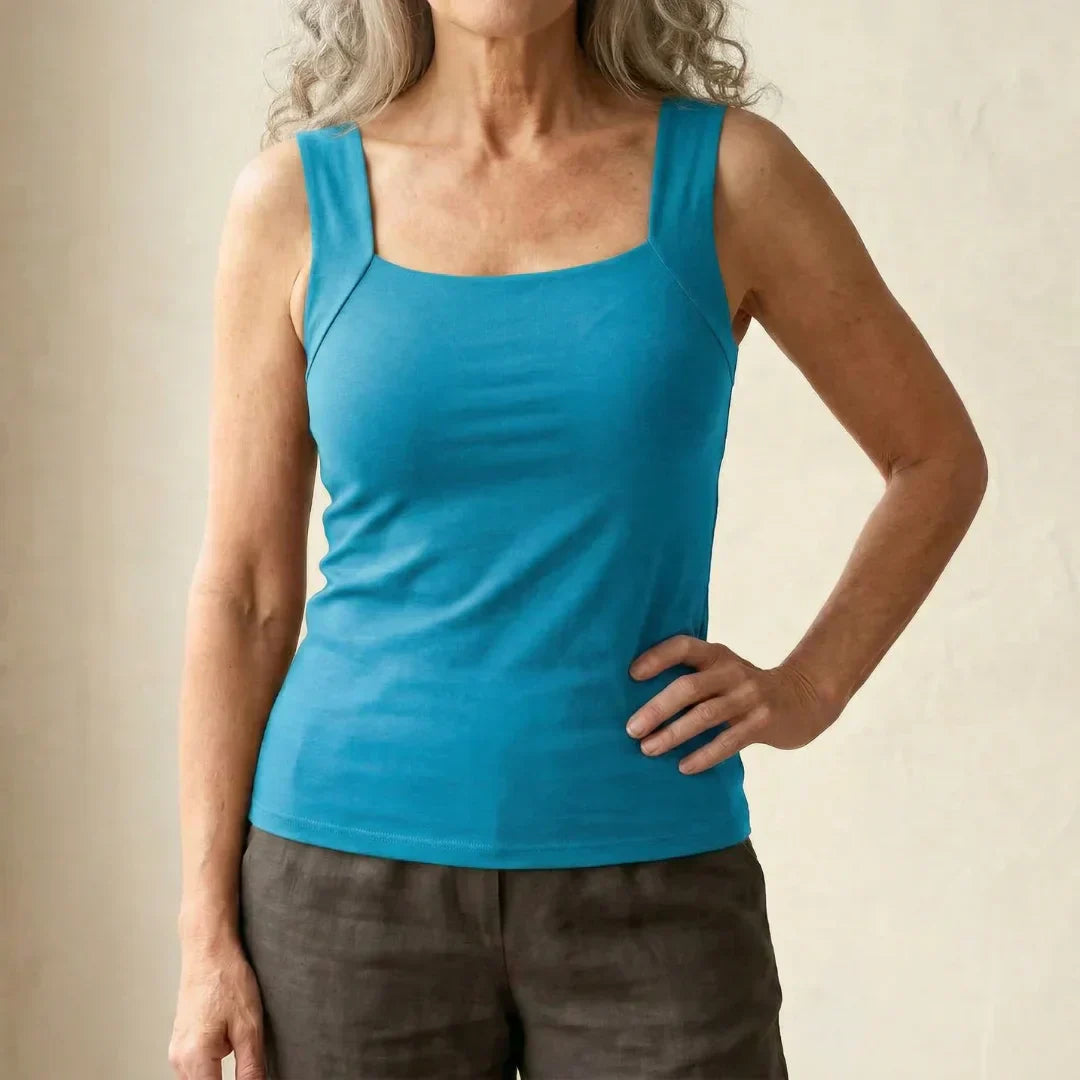 Jennifer | Zachte en comfortabele tanktop met ingebouwde bh 14