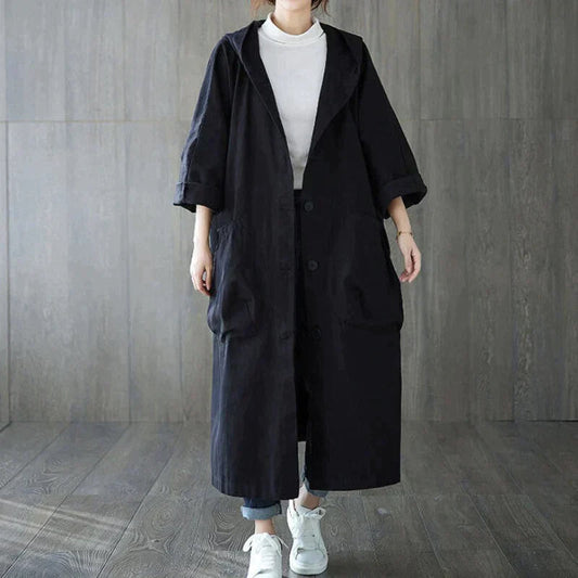 Dames Trenchcoat Oversized Modieuze L Lange Jas - StudioMarella
