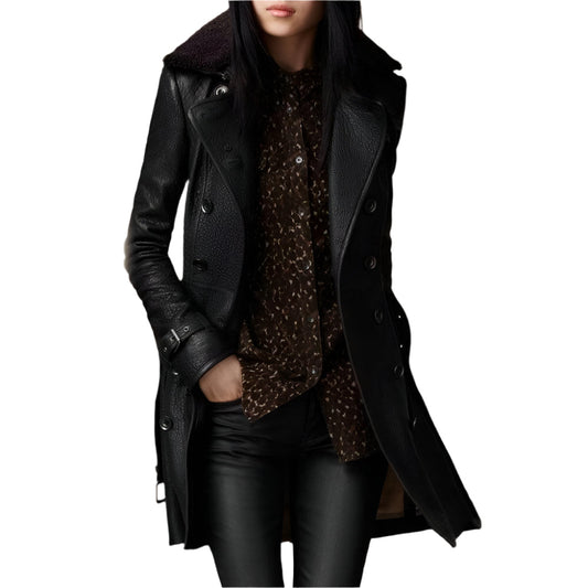 Luxe Winterjas Dames Elegante Warme Coat - StudioMarella