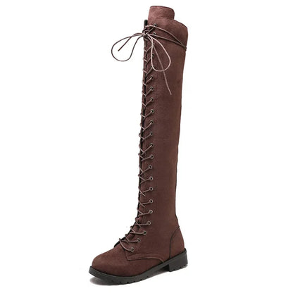 Kniehoge Laarzen Elegante Stijl voor Vrouw