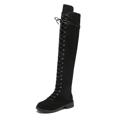 Kniehoge Laarzen Elegante Stijl voor Vrouw