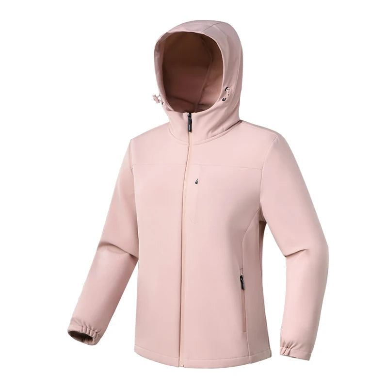 Softshell Jas met Kap voor Dames