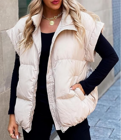 Vest met Mouwen Modieus voor Dames - StudioMarella