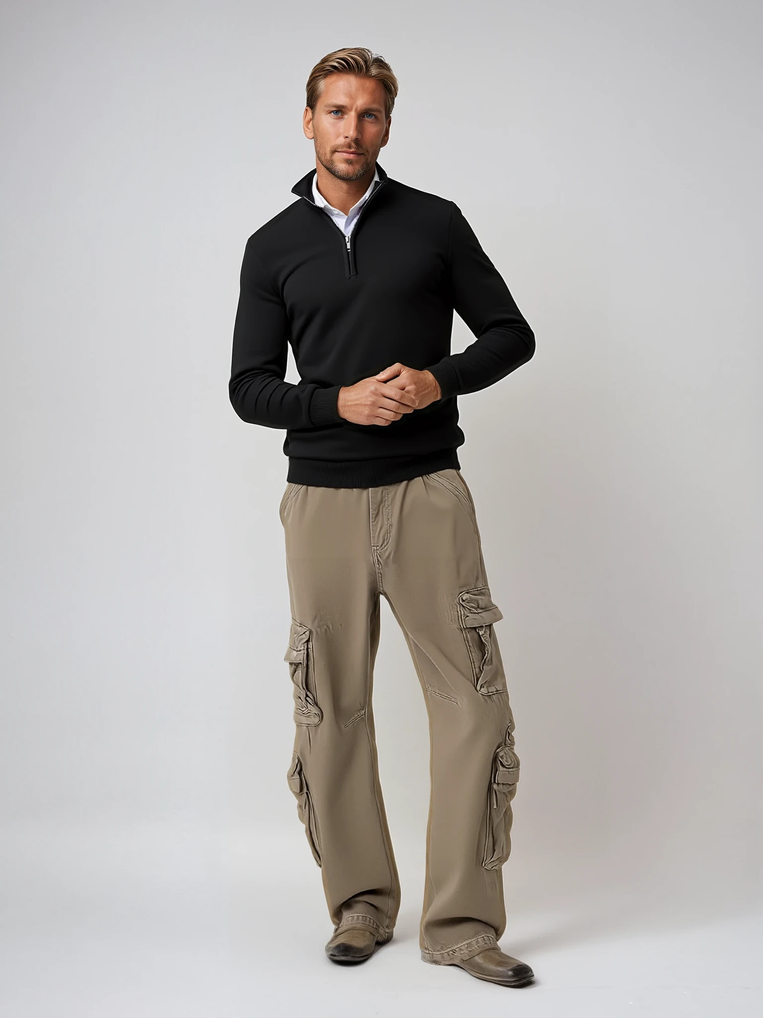 Jibbe | Elegante herentrui met ritssluiting 1