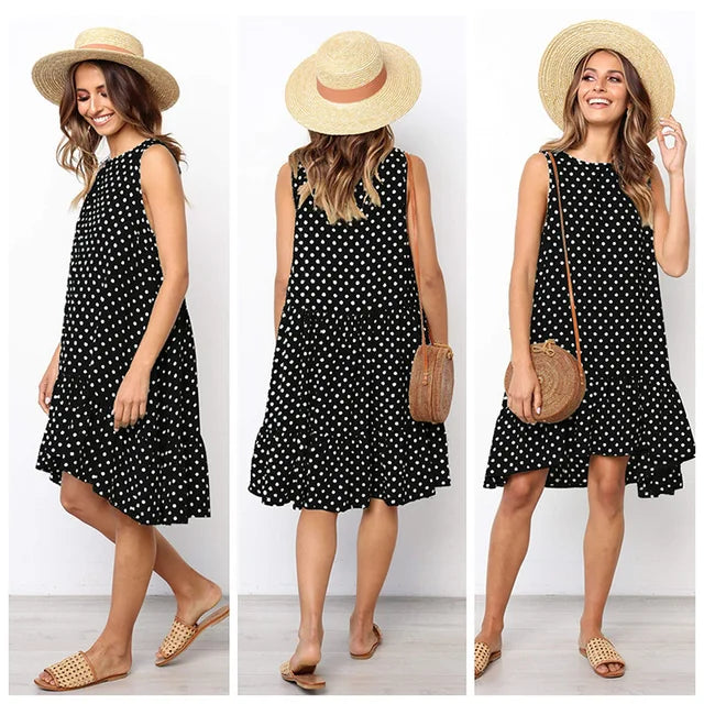 Zomerjurk Chiffon Lente Vrouwelijk Elegant