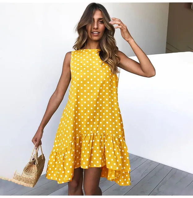 Zomerjurk Chiffon Lente Vrouwelijk Elegant
