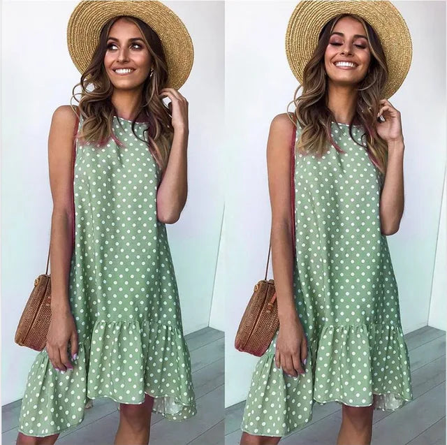 Zomerjurk Chiffon Lente Vrouwelijk Elegant