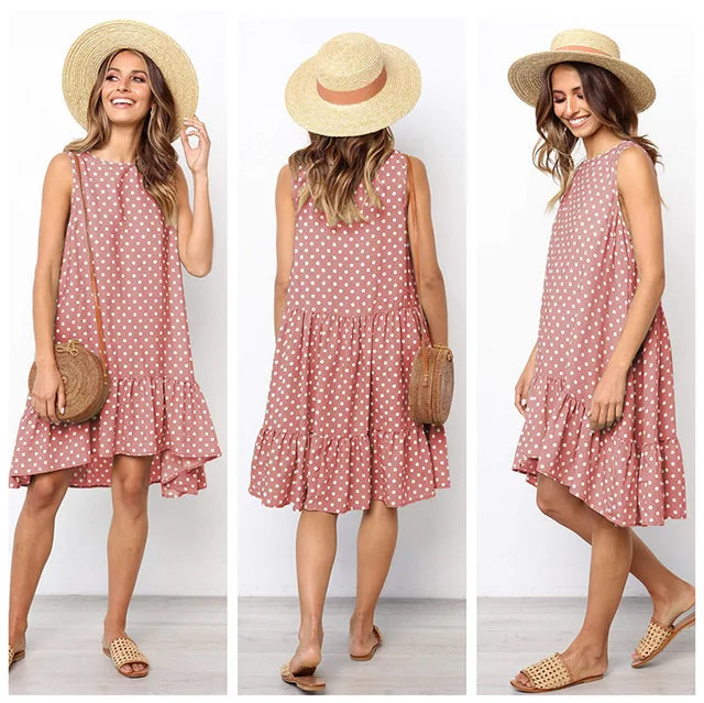 Zomerjurk Chiffon Lente Vrouwelijk Elegant