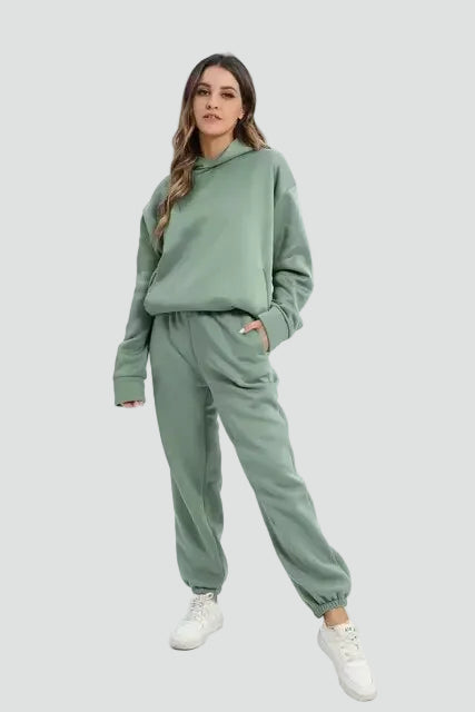 Dames Trainingspak Set Met Hoodie en Broek Loose Fit - StudioMarella