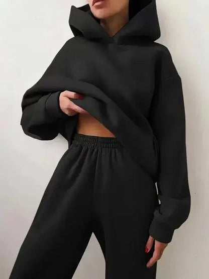 Dames Sportset Hoodie en Joggingbroek Comfortabel Zacht