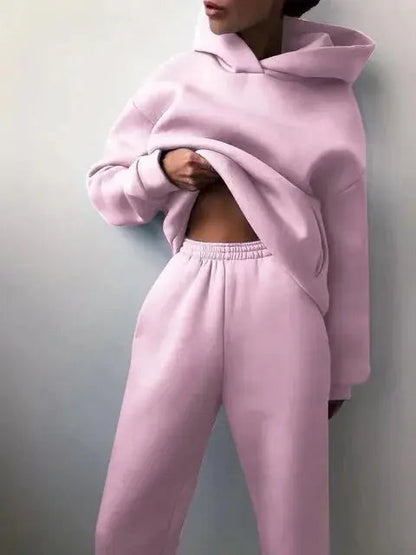 Dames Sportset Hoodie en Joggingbroek Comfortabel Zacht