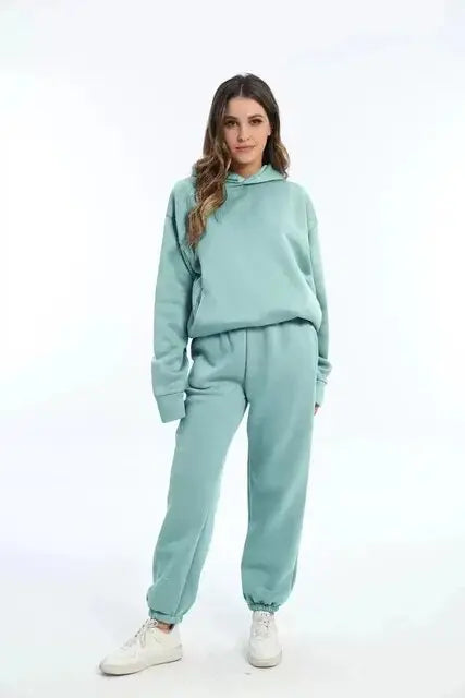 Dames Sportset Hoodie en Joggingbroek Comfortabel Zacht