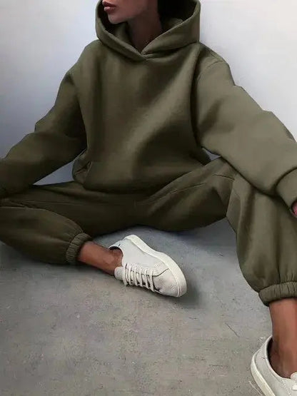 Dames Sportset Hoodie en Joggingbroek Comfortabel Zacht