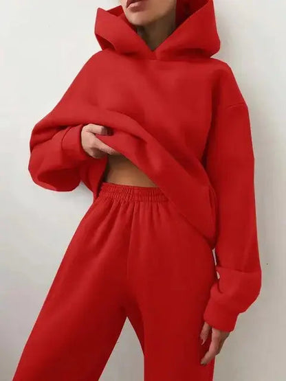 Dames Sportset Hoodie en Joggingbroek Comfortabel Zacht