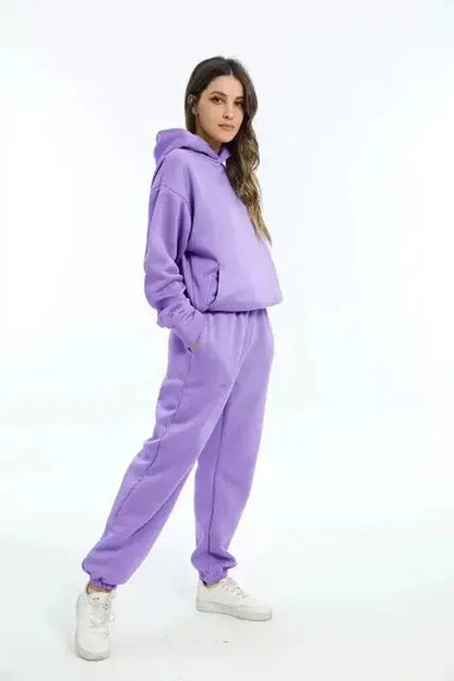 Dames Sportset Hoodie en Joggingbroek Comfortabel Zacht