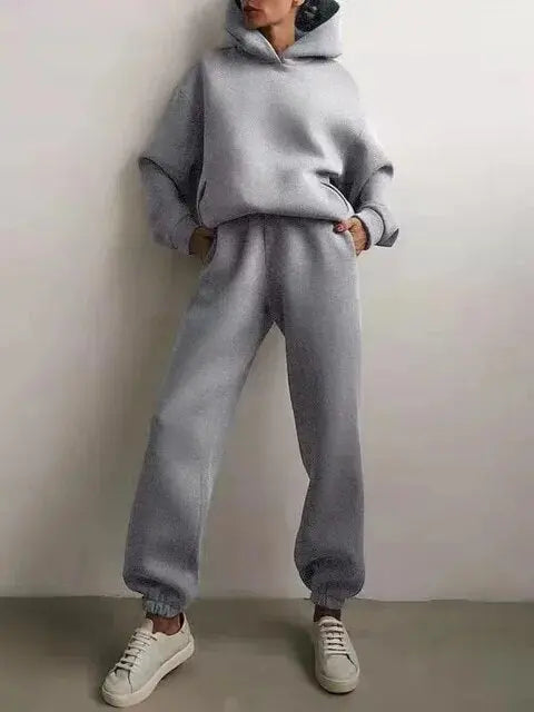 Dames Sportset Hoodie en Joggingbroek Comfortabel Zacht