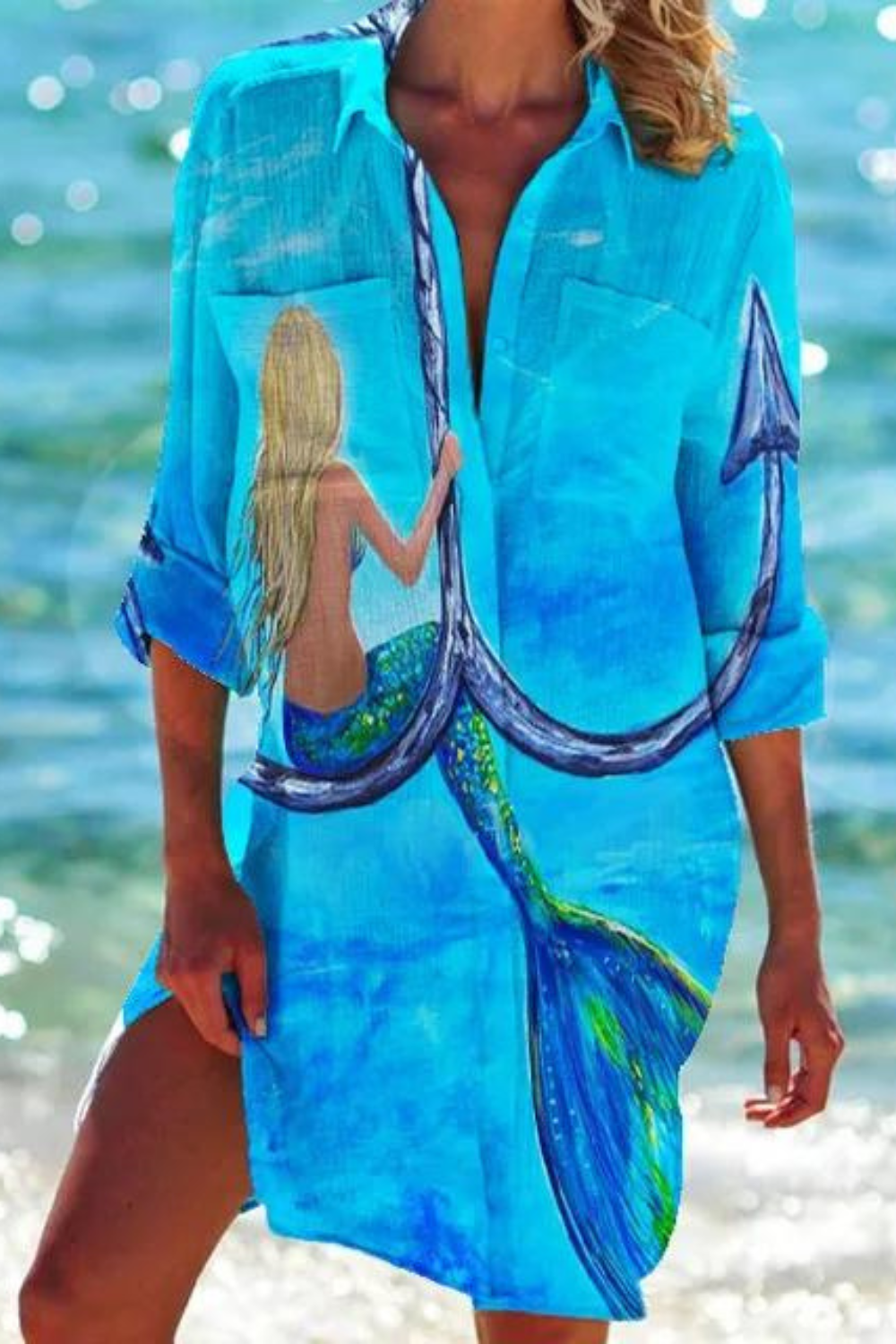 Vrouwen Blouse Zomer Luchtig en Casual Strandstijl