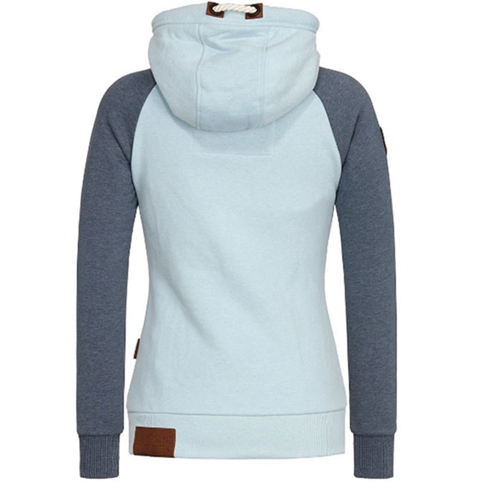 Johanna | Zachte Fleece Sweatshirt met Capuchon en Rits