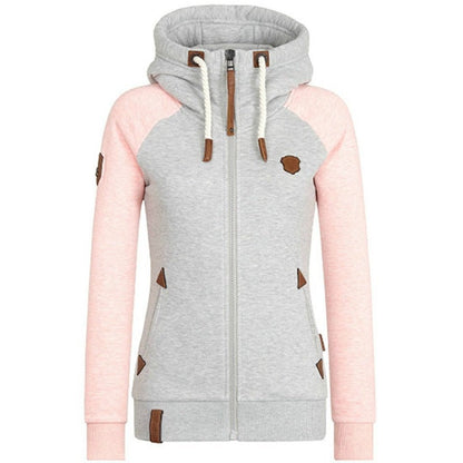 Johanna | Zachte Fleece Sweatshirt met Capuchon en Rits