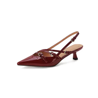 Romeinse Hoge Hak Sandalen Retro Stijl