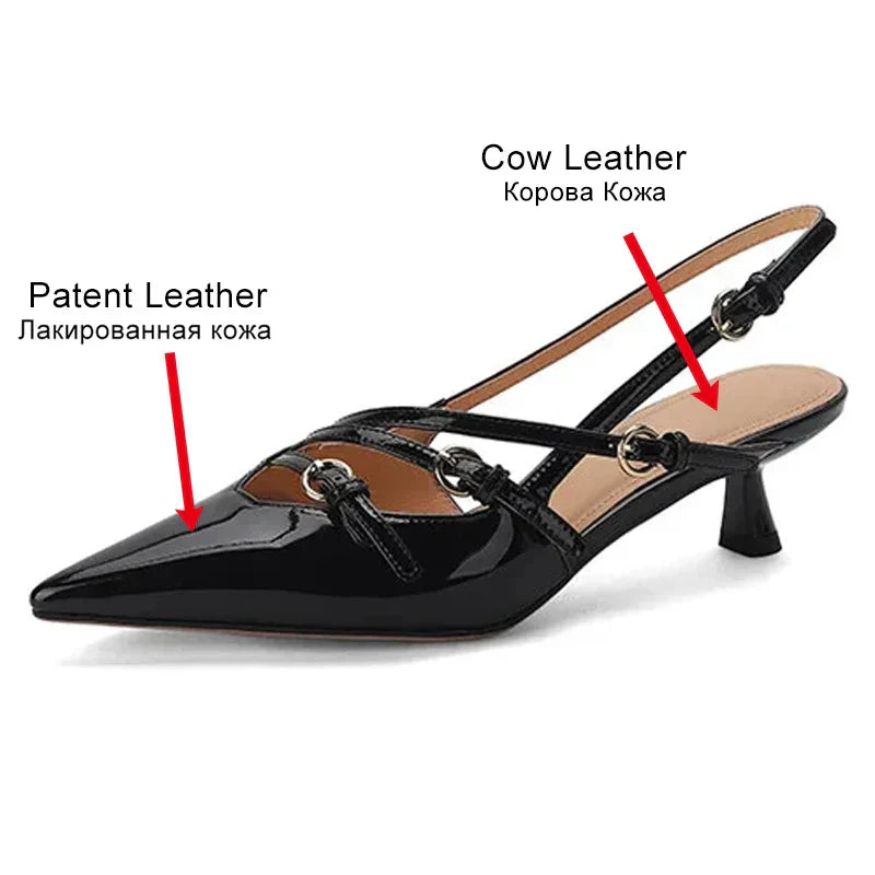Romeinse Hoge Hak Sandalen Retro Stijl
