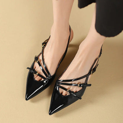 Romeinse Hoge Hak Sandalen Retro Stijl