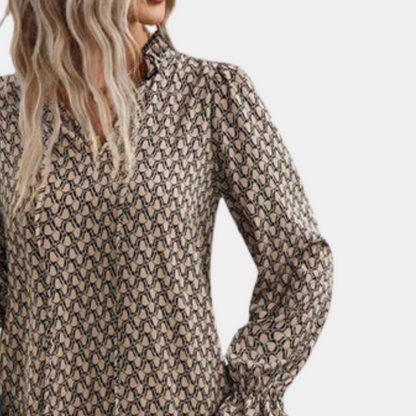 Julia - Klassieke en elegante damesjurk met lange mouwen voor elk seizoen