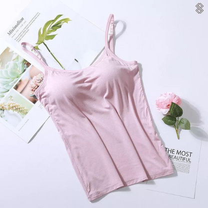 Vrouwelijk Tanktopje met Ingebouwd Bh Comfort - StudioMarella