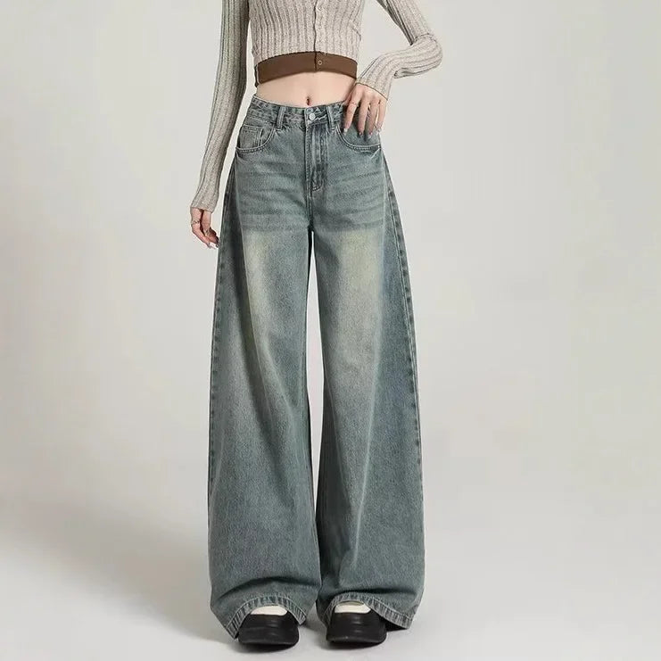 Hoge Jeans voor Dames Comfortabele Pasvorm