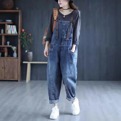 Vrouwen Jumpsuit Retro Denim Overall - StudioMarella