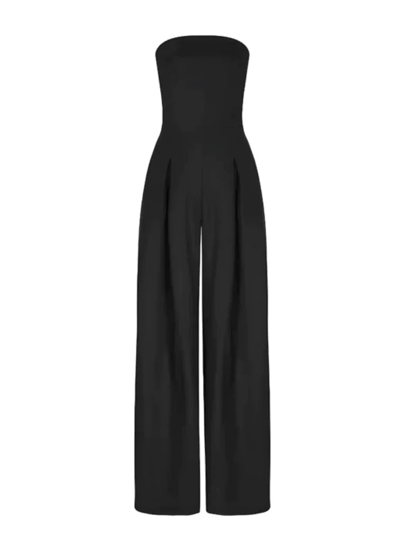 Dames Jumpsuit Zomer Wijd Strapless Jurk Model