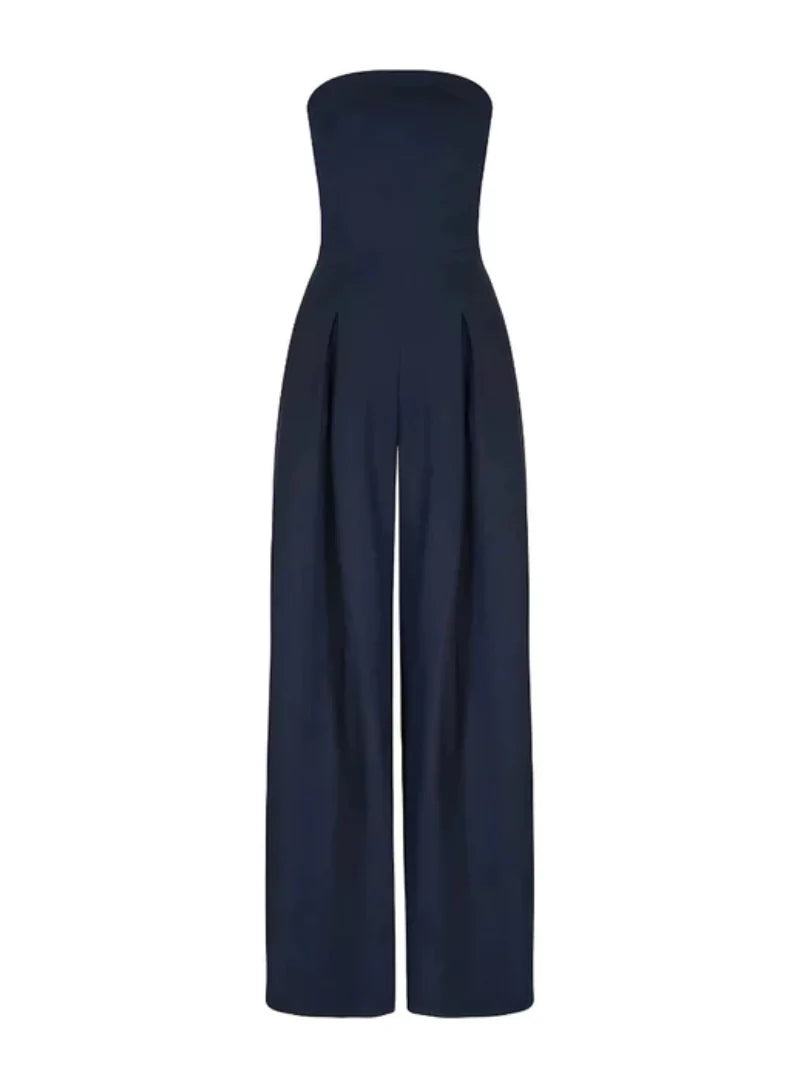 Dames Jumpsuit Zomer Wijd Strapless Jurk Model