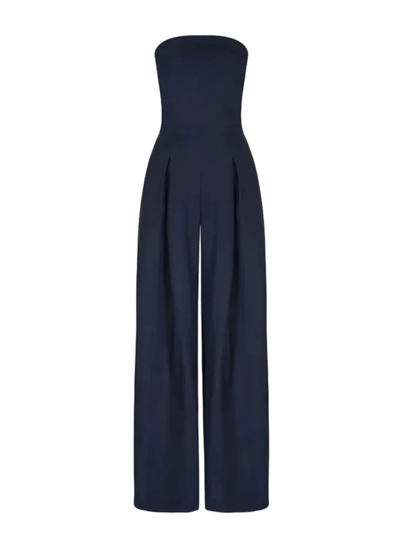 Dames Jumpsuit Zomer Wijd Strapless Jurk Model