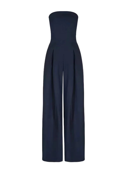 Dames Jumpsuit Zomer Wijd Strapless Jurk Model