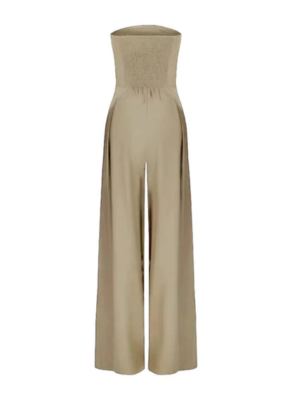 Dames Jumpsuit Zomer Wijd Strapless Jurk Model