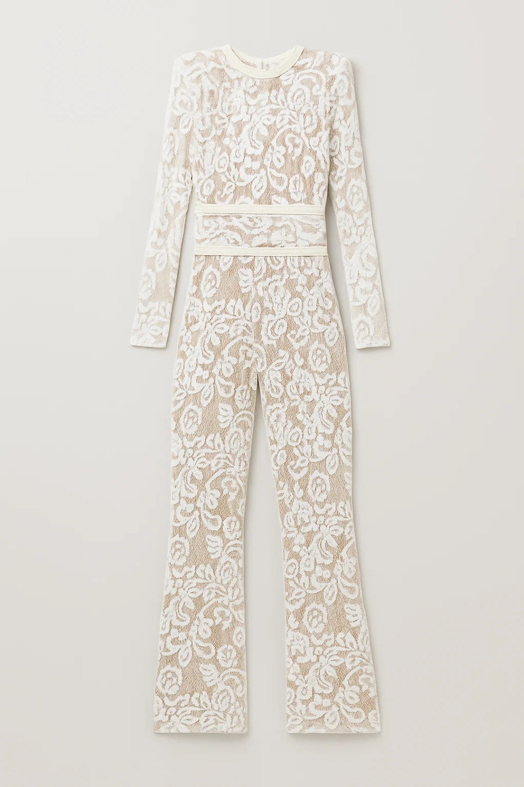 Elegante Jumpsuit met Flarepijpen Bloemenprint