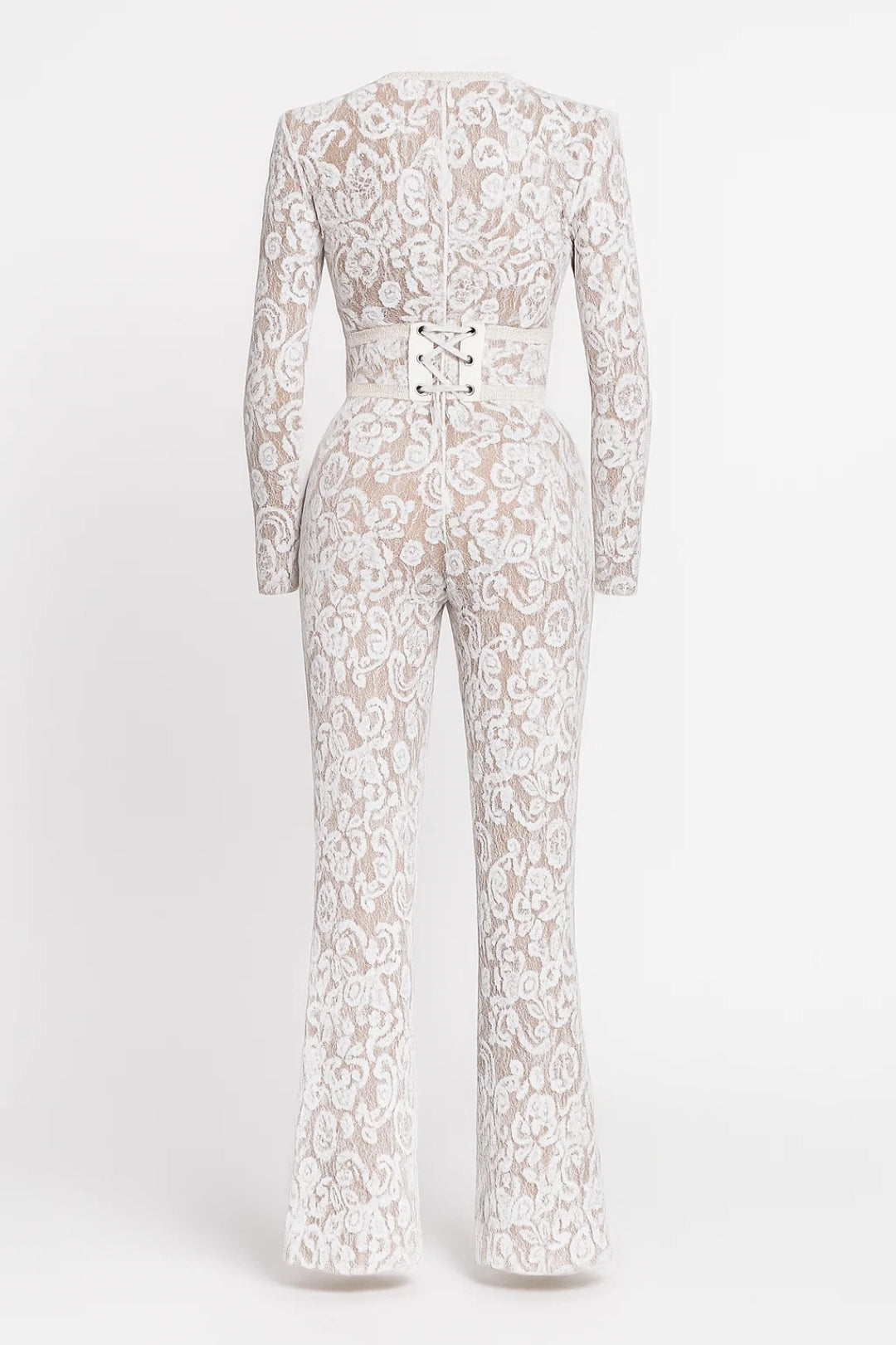 Elegante Jumpsuit met Flarepijpen Bloemenprint