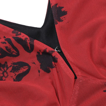 Zomerjurk Strandjurk V-hals met Bloemenprints